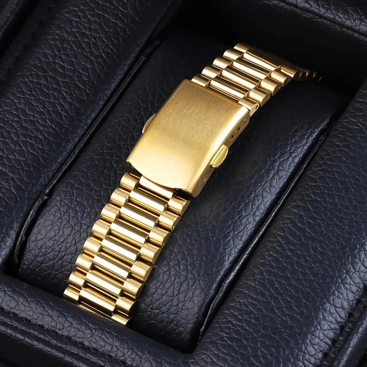 Women Silver Gold Bracelet Stainless Steel prevail Watch Band 10mm 12mm 14mm 16mm Universal Metal Watch Band for Smart Watch Quartz Watch Men 