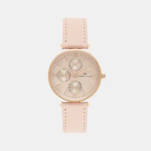 Women's Rose Gold Brass Chronograph Watch 2003R-L0309