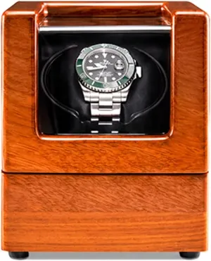 Wood Watch Winder Box for Automatic Watch Single Watch Winder Extremely Silent Motor Piano Paint Exterior for Watches Display (Color : Black) lichen maize warmth wanderer microwave (Black) Wooden Solid 