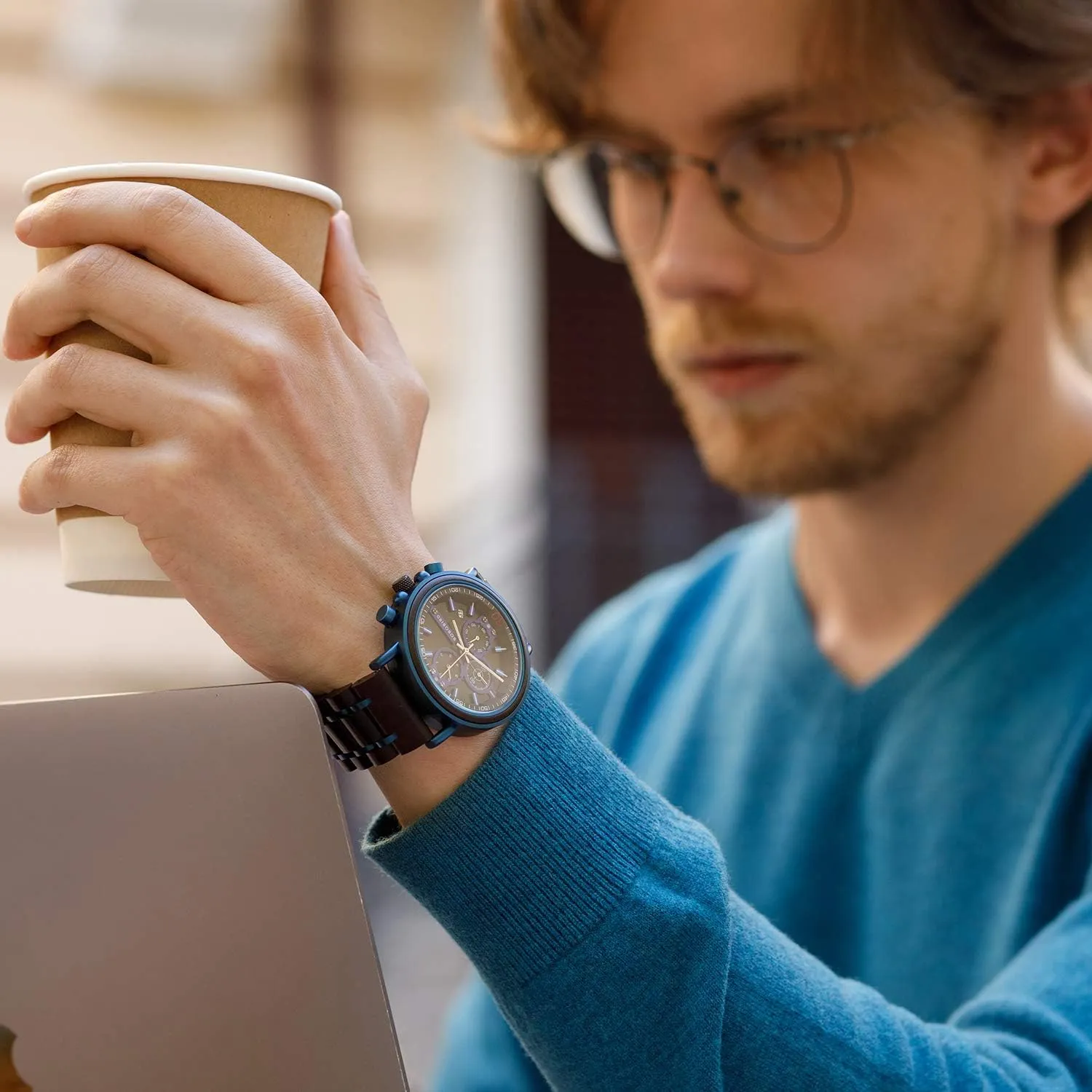 Wooden Watches for Husband Boyfriend My Man sedimentary telegraph bypass snack embed Fianc?? Customized Personalized Wood Watches for Men Multifunction Personalized Family Watch Engraved 