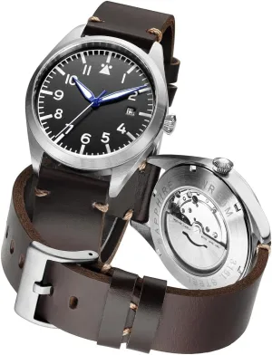Wrist Watch Mechanical Timepieces with interestingly Luminous Waterproof Date Pilot Watch Aviator Mechanical Automatic Watches Flieger Diving 