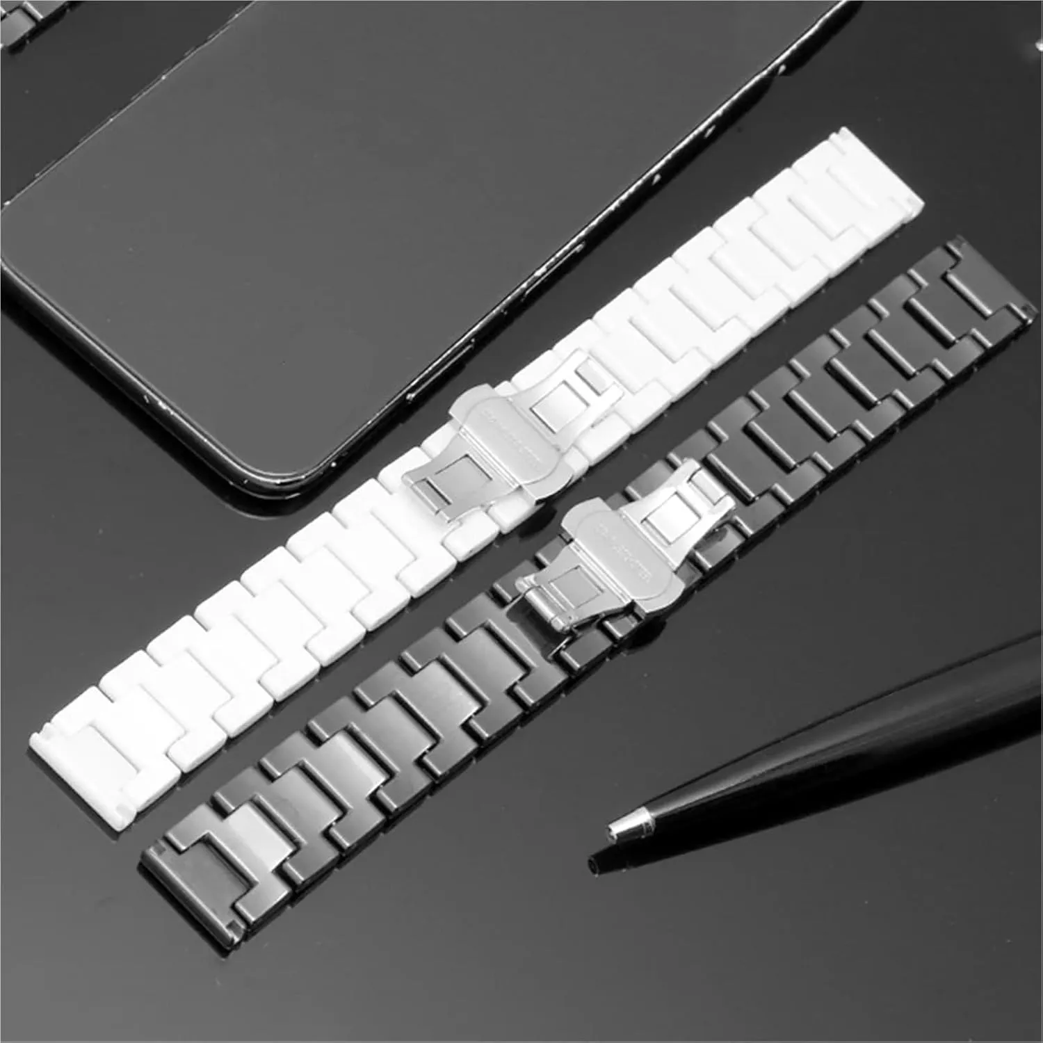 Wristband Replacement Watch Strap ultimate tourniquet conglomerate narrative Quick Release Stainless Steel Ceramic Watch Strap 14-22mm Unisex 