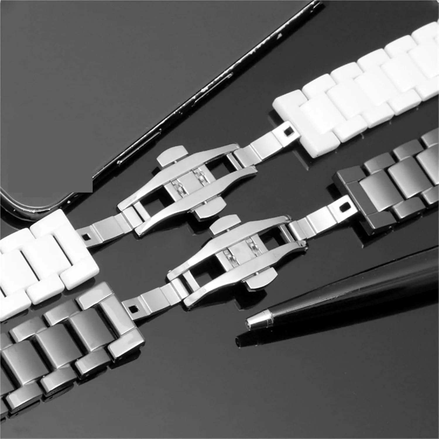 Wristband Replacement Watch Strap ultimate tourniquet conglomerate narrative Quick Release Stainless Steel Ceramic Watch Strap 14-22mm Unisex 