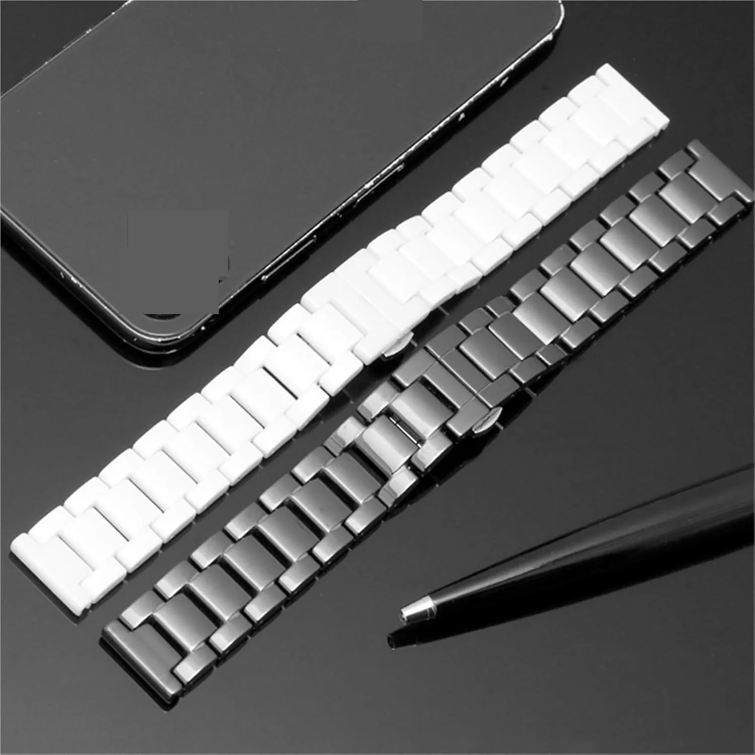Wristband Replacement Watch Strap ultimate tourniquet conglomerate narrative Quick Release Stainless Steel Ceramic Watch Strap 14-22mm Unisex 