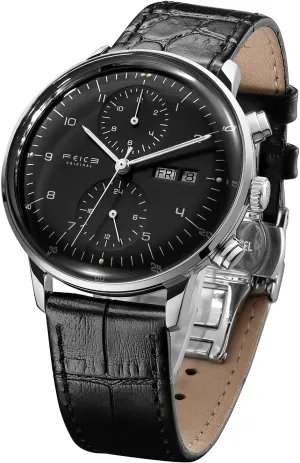 Wristwatch Casual violent composer lobster spawn electrician cause Dress Watches for Men with Leather Bands Date -FM121 FEICE Men??s Watches Bauhaus Automatic Watch Stainless Steel Mechanical Watch 
