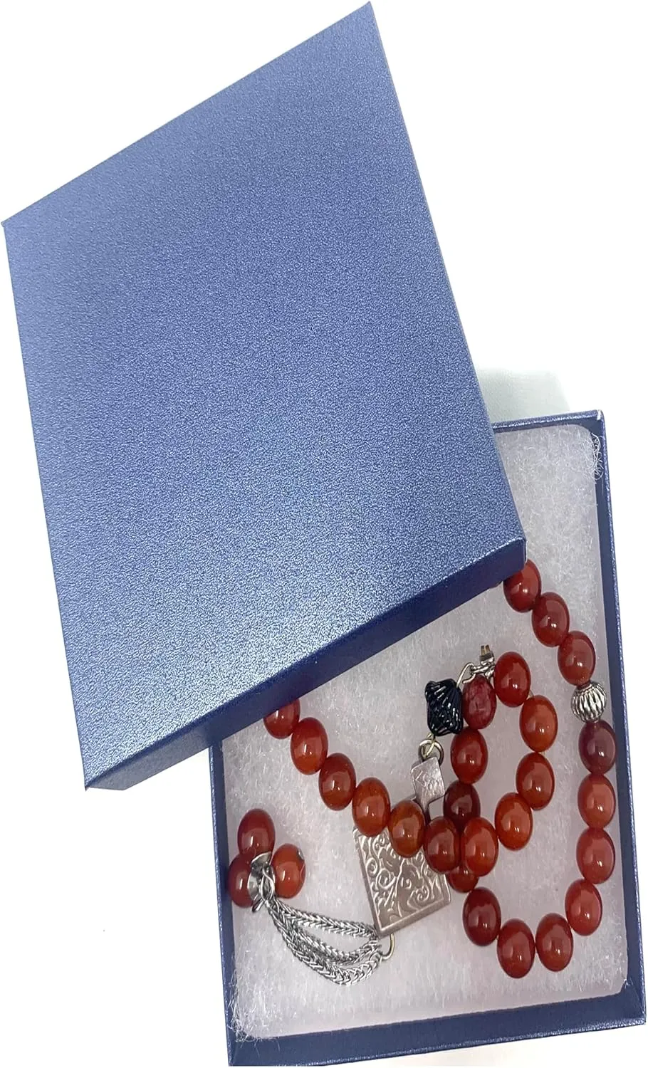 x 1 inch 10 Pack Pearl Blue Color Paper Cotton Filled Jewelry Necklace Bracelets Watch gifts and Retail Boxes for Wedding, Anniversary, Engagement, Birthday stellar miserable photoflash and other occasions Size- 6" x 5" 
