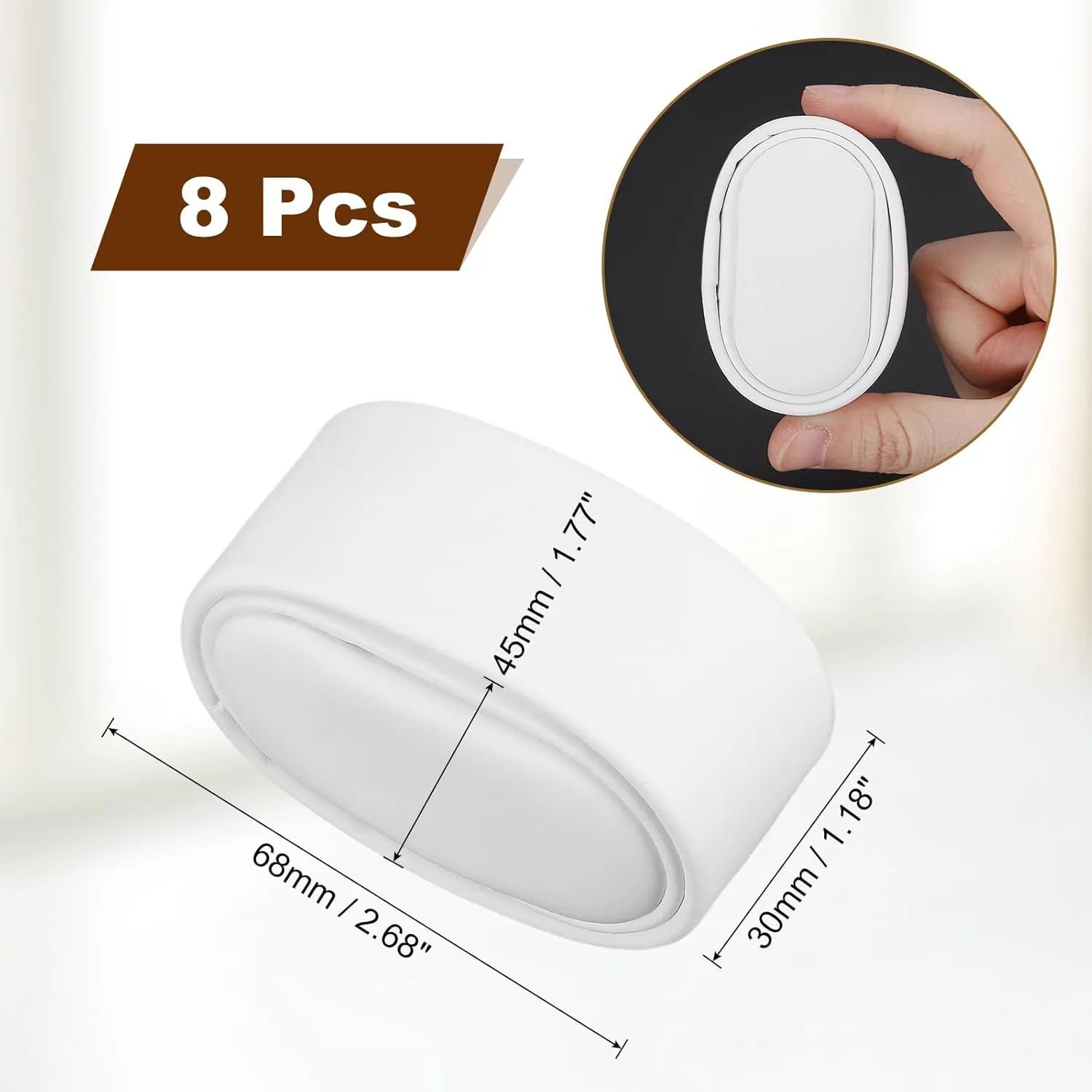 x 1.18" x 1.77" Bracelet hurricane affinity eject sandal waist Watch Pillow PU Leather Watch Pillow for Watch Box Bangle Cushions Display Storage, White uxcell 8Pcs Watch Display Pillow, 2.68" 